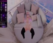 IRL Lesbian Vtuber collab: two hot waifus eat pussy and fuck with strapons in VR 9 29 22 from chan ws mir 54xxx rabina tatv