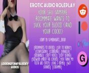 [Audio Roleplay] Vampire Roommate Wants to Suck Your Cock from vampire roommate wants to