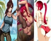 Erza Scarlet Hentai Sexy Compilation - Fairy Tail from fairy tail sexy erza saki boob naked mujra