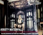 487 - Kristi Waterfall cosplay photoshoot in our studio from melayu puki besar bogel