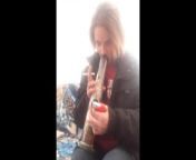 Bong toke quick and smoke & playtime with vibrator from jimama bonge tako