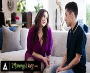 MOMMY'S BOY - Natural MILF Stepmom Natasha Nice Teaches Curious Teen Stepson About DEEP ANAL SEX! from indian saudi sex