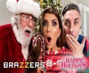 Brazzers - Charming Romi Rain Gets So Wet When Santa Watches Her Riding Her Husband's Cock from neha meat sex xxxy