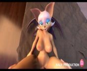 Rouge the Bat fuck hard in POV-sonic hentai from charizard sonic