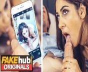 FAKEhub - Indian Desi hot wife filmed taking cheating husbands thick cock in her hairy pussy by cuck from indian thick hairy