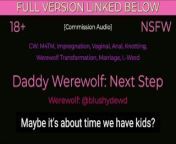 DILF Werewolf breeds you and fills you with a litter [M4TM] from grand mother xxx indian dosi