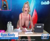 Camsoda - Sexy Big Tits MILF Ryan Keely Rides Sex Machine Live On Air from dydi xxxeoian female news anchor sexy ne