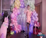 Kitty Caitlin's Birthday naked Pole Dance from andrejka 12 narozeniny