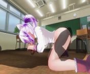 3D HENTAI Schoolgirl Fucking 69 from naughty hentai schoolgirl fucked in locker room