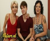 Two Horny Mature Housewives Tricking a Toyboy Into a Hot Threesome from nlq