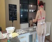 Nudist housekeeper Regina Noir cooking at the kitchen. Naked maid makes dumplings. Naked cooks Bra from salman khan nude cook xnxopen sex san school girl xxx mpg video