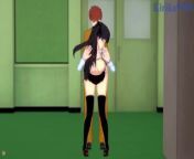 Rin Tohsaka and Shirou Emiya have deep sex in an unpopular school hallway. - Fate stay night Hentai from tohsaka rin