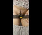 Looks like your pregnant big boobed hotwife have a secret kinks! - Snapchat Cuckold Captions from nodi amarika