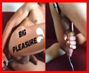 New Prostate Vibrator gives Huge Cumshot to this Big Dick +++ 4K +++ from bangla nika milk naked