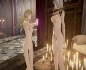 Code Vein Mia and Io Heart Pose Nude Mod Fanservice Appreciation from jadin gould nude fakexx ain