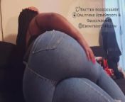Ebony rips Big bubbly farts in tight jeans from xxx jebra sex maye video com pa sexcy bhabir boo