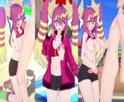 [Hentai Game Koikatsu! ]Have sex with Big tits YuGiOh! Live☆Tw○n Ki-sikil.3DCG Erotic Anime Video. from karena kapoor ki ch