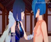 Yelan and Xingqiu Fuck in Private Meeting Until Creampie - Genshin Impact Anime Hentai 3d Uncensored from xelan