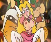 Princess Peach prefer Big Bowser Dick - Super Mario Bros from pauline super mario