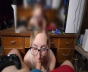 FULL VIDS on Onlyfans! Blowing under the desk + Blue Lingerie Masturbation. from mama vagne gajon full video