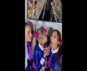 Asian Girls Sharing Cock at Halloween after party (Austin Powers) from kbj 323308