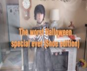 Femboy recreates the &quot;Worst Halloween Special Ever&quot; from kann hot movi