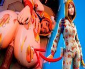 Fortnite porn ONESIE rule34 3d hentai animation from fortnite midas and jules