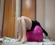 😻THE TEACHER DOES YOGA😻 For real men from katisloplaytv