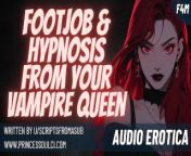 Footjob and from your Vampire Queen - Feet - Nylons - Sexy Woman - Foot fucking - Soles from sand sin