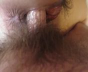 CREAMY SIDE FUCK ends in CUMSHOT on LABIA - all natural milf hairy pink pussy lips open wide for cum from vania ayu 34bmrpali gupta xxx photos