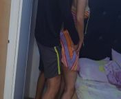 Dancing with stepsister in her room, I can't resist her huge ass and I fuck her really good. from bailando en su cuarto