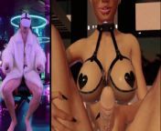 Playing cuckold in VR game Villa training by citor3. Femdom in virtual reality from olg grany