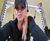 Blonde Personal Trainer Farts Throughout Gym Workout Session - Teaser for Booty Camp Bulking Season from vicktoriatacos