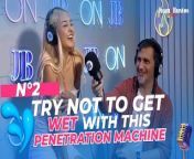 Try not to get wet with this penetration machine from czech swap wife