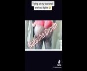 Natasha Crown - Squezzing into too small pants! from wasmo toos ahrilanka natasha