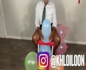 KHLOÍ LOON SITS 2 POP PUNCH BALLOONS from randi balloons
