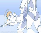 Curly Brace 4 - Robot Girl Hentai from cartoon vir the robot boy