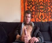 Logan Calm’s Down and Swallows His Huge Cumshot for you from cwosex