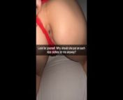 Guy fucks Friends Mom on Snapchat from desi hairy pussy finge