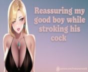 Reassuring My Good Boy While Stroking His Cock │ASMR from @kesxafkupdhrfhb