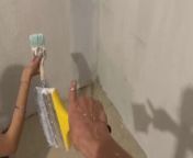 I fuck my FRIEND while we paint she have a BIG ASS from ayudia
