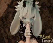 POV Cute Horny Femboy Bunny Gives You A Sloppy Blowjob Animation Preview from iv 83net nude rika nis