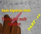 Basic Algebra Math Slove by Bikash Edu Care Episode 14 from basic 15
