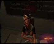 Citor3 3D VR Game blonde latex nurse sucks cum through urethra probe from nurse hentai
