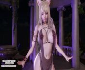 [MMD] JISOO - FLOWER Ahri Sexy Kpop Dance League of Legends Uncensored Hentai 4K 60FPS from kpop eyefakes