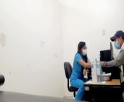 nurse conducts interview in her office and then gives intense blowjob to stranger from pak ptan xxxom son