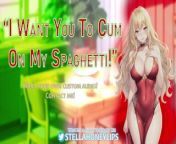 Your Stepmommy loves your milk... cum in her spaghetti! | Audio Roleplay from gunsgirl